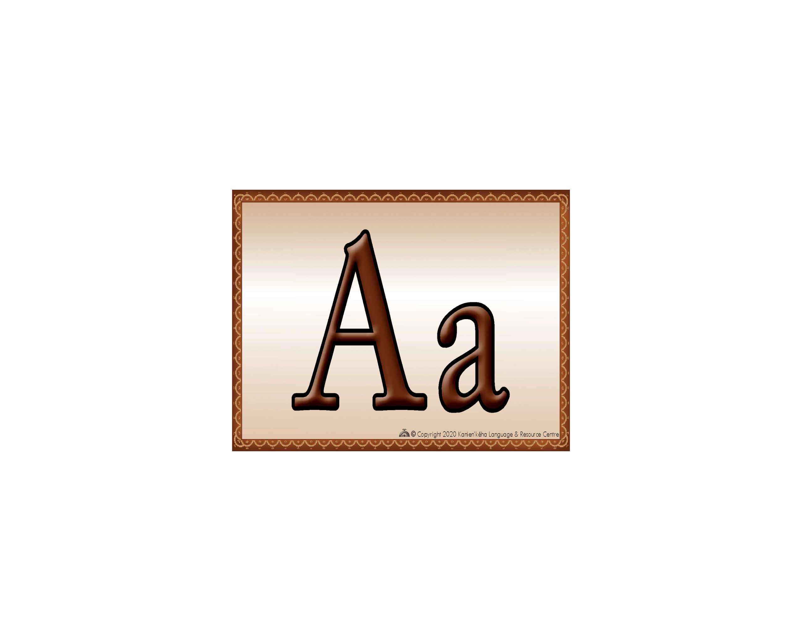 Alphabets 1-18 Flashcards 4x6