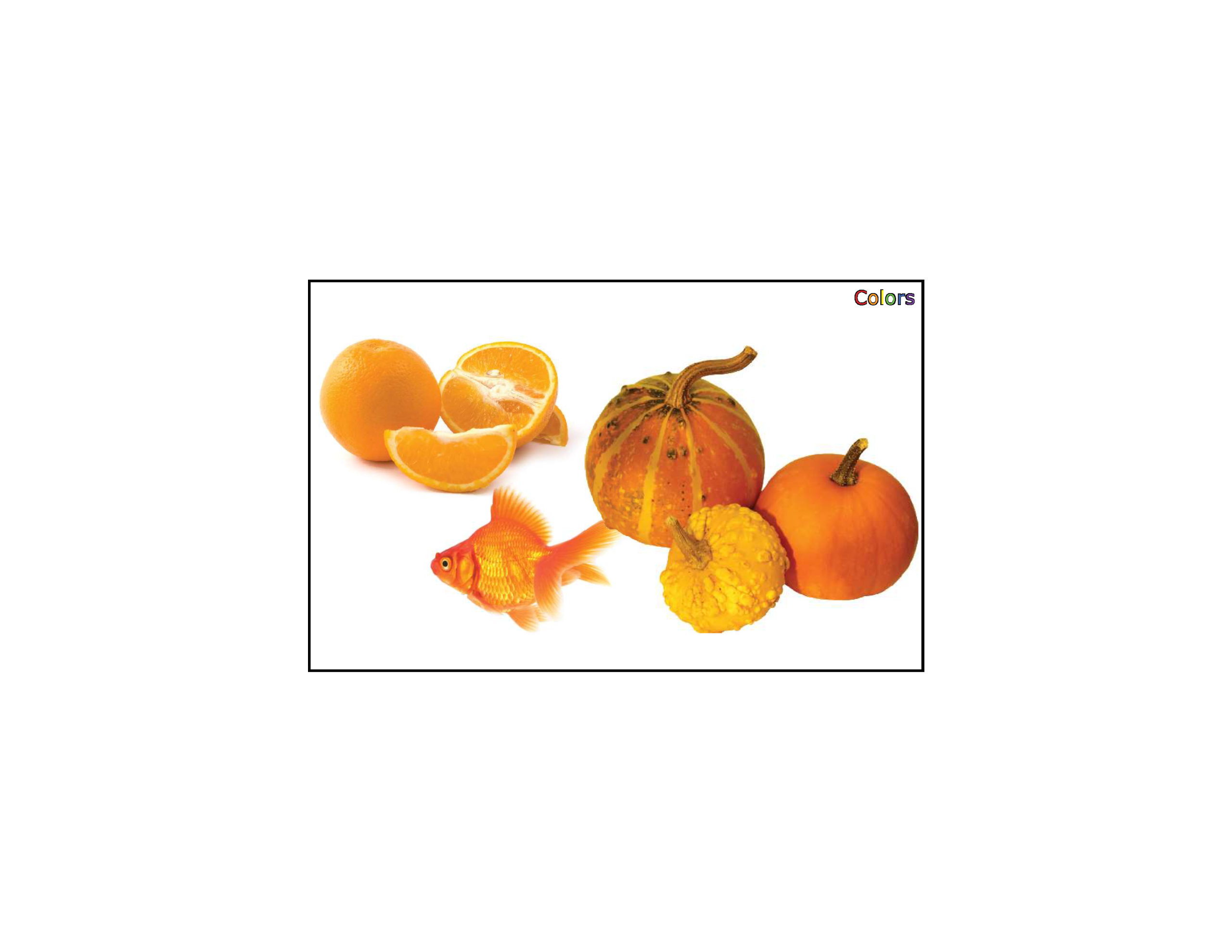 Kanien'kéha Color Orange Flashcard