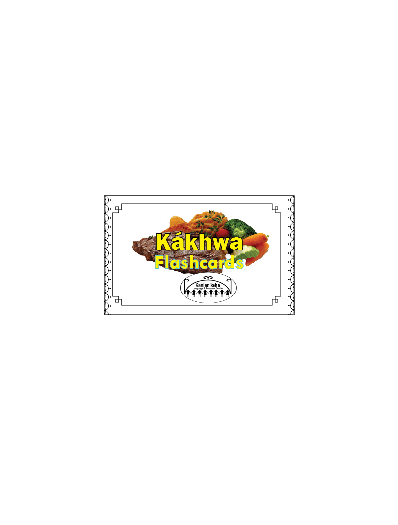 Foods Flashcards 4x6