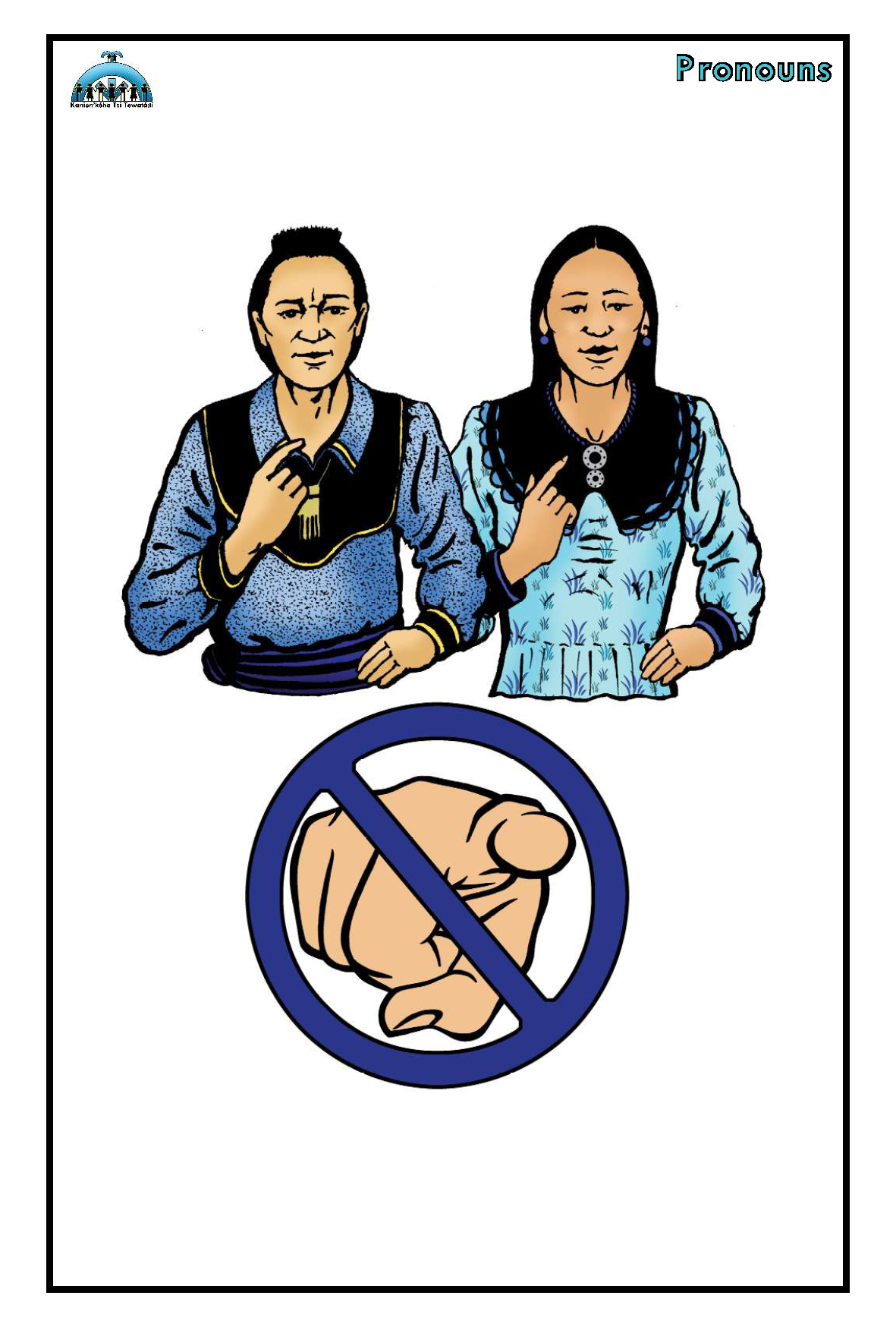 Pronouns flashcards 4x6