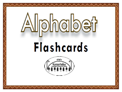 Alphabets 1-18 Flashcards 4x6