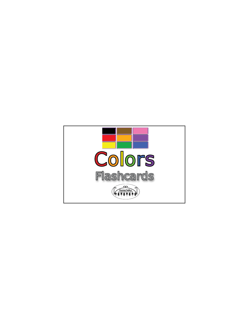 Kanienkeha Colors Flashcards 4x6