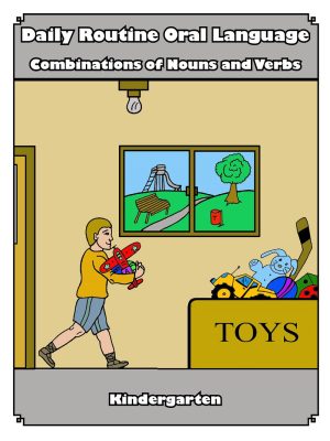Noun & Verbs Coloring Book
