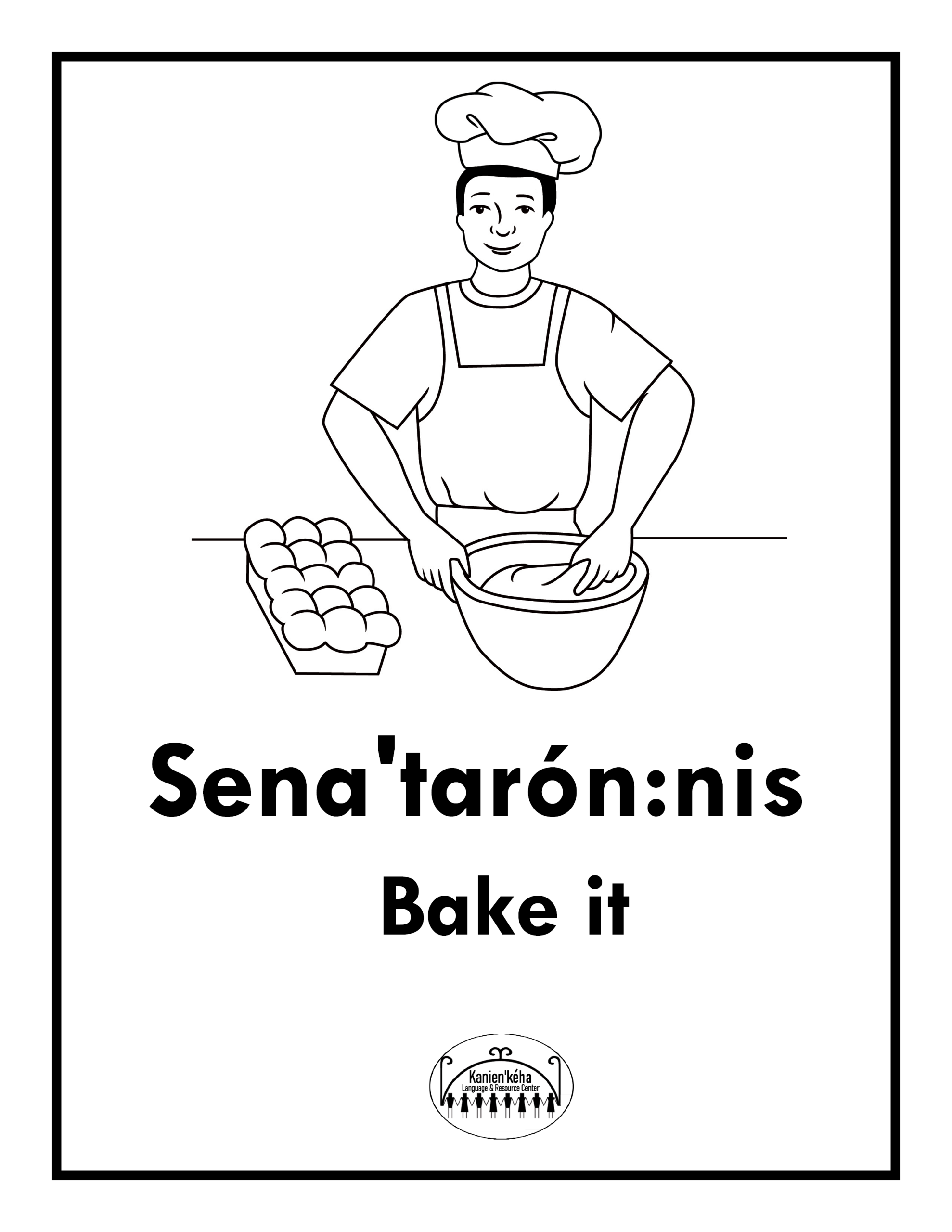verb commands Kanien’kéha verb command bake it Mohawk language learning