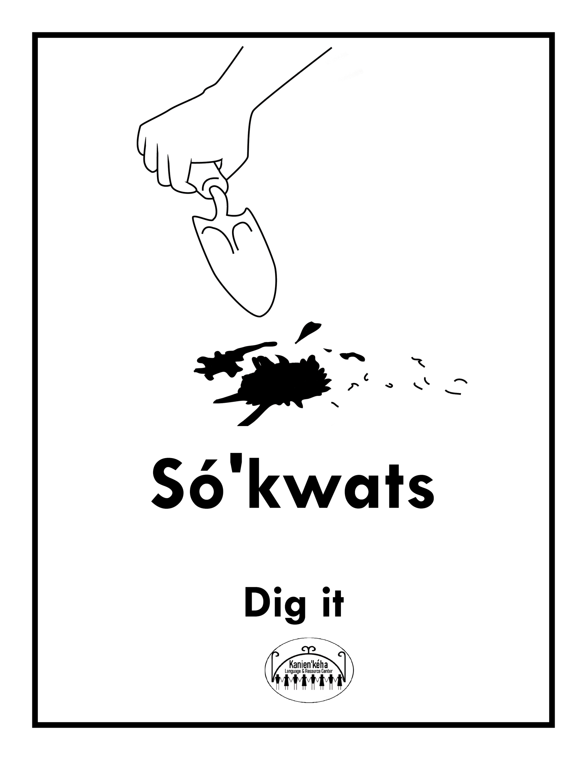 verb commands8 Kanien’kéha verb command dig it Mohawk language learning