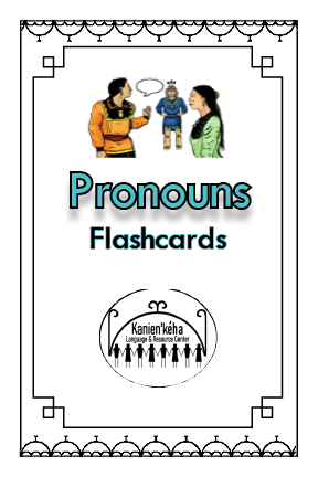 Pronouns flashcards 4x6