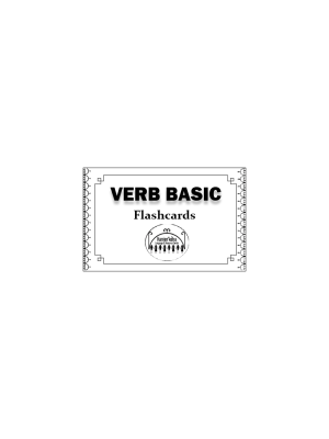 Verb Basic flashcards 4x6
